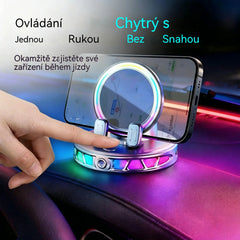 📱 Držák do auta RGB s automatickým uchycením a bezdrátovým nabíjením 15 W