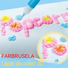 🎁【Kupte 1 a získejte 1 zdarma】Dětské 3D tiskové pero: Malování bublin s motivem popcornu (DIY)
