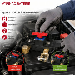🔐🔋🚗Odpojovač autobatérie
