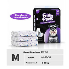 🐶💧 Pañales desechables para mascotas: súper absorbentes, transpirables y cómodos, mantienen a tu perro o gato seco y feliz 🐱✨