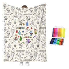 🎨Set de colorear creativo con manta cómoda