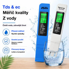 💧3v1 TDS měřič kvality vody