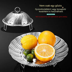 🥳50% KEDVEZMÉNY♨️🍲Kihúzható rozsdamentes acél gőzölő