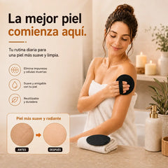 🔥【Paquete de 4（Solo 20 euros）】Alfombrilla de ducha exfoliante 🧖‍♀️: exfolia suavemente, desobstruye los poros y revela una piel más luminosa. Material de goma duradero, fácil de enjuagar. ✨🛀