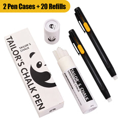 [20 piezas] ✍️✂️Bolígrafo marca Panda, carcasa de sastre, material de corte, posicionamiento, marcado, tiza, desaparece a altas temperaturas.