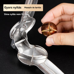 Gesztenye színű nyitó klipsz, könnyedén nyitható egyetlen érintéssel anélkül, hogy megsérülne a kezed!