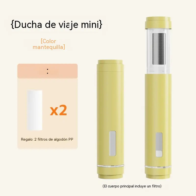 🚿💧 Filtro Compacto para Ducha con Cartucho Reemplazable — ¡Instálalo Fácilmente y Mejora tu Rutina!