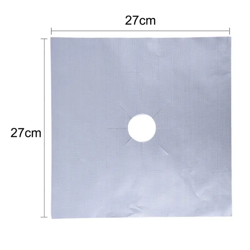 🥳【Paquete de 8 piezas】🔥🍳Alfombrilla para estufa de gas resistente a altas temperaturas, a prueba de aceite y manchas.