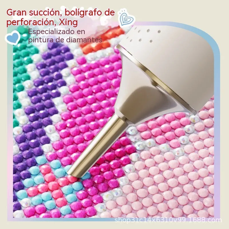💎⚡ ¡CREA MÁS RÁPIDO! Lápiz eléctrico para colocar diamantes con precisión ✨