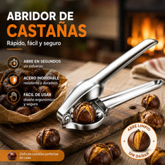 🌰2 unidades por 22 €🌰 Abre Castañas de Acero Inoxidable ¡Rápido y Sin Esfuerzo!