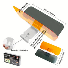 🔥【1 piezas 23 euros】🔥🚗 Parasol para coche, espejo retrovisor para coche de día y de noche con protección anti-luces altas
