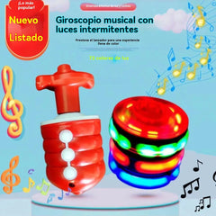 【Compra 1 y llévate 1 gratis】🔥El juguete más popular de 2026🎶🌈 Trompo musical luminoso de colores