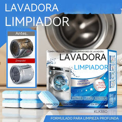 🫧 Pastillas Limpiadoras para Lavadora – Eliminan Suciedad y Cal, 12 Unidades