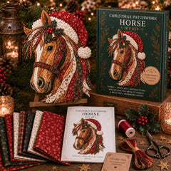 🎇🎄Kit de costura para colgar en la puerta con diseño navideño acolchado (6 diseños)