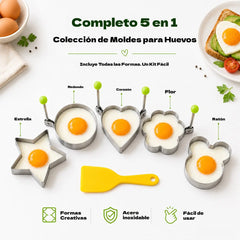 🔥50% de descuento🔥🍳Sartén para huevos de acero inoxidable【Paquete de 10 piezas】