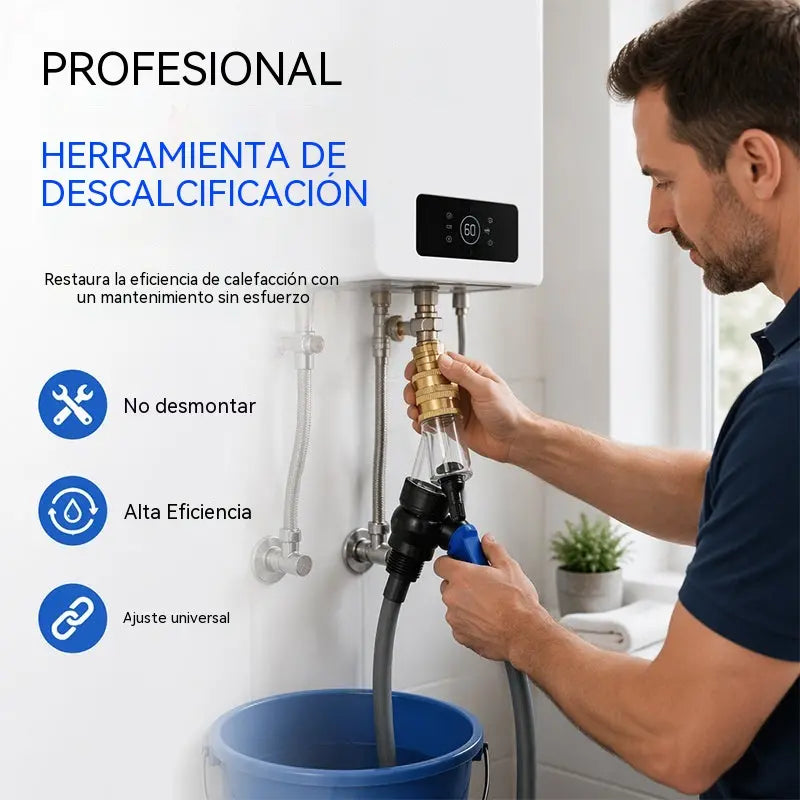 🔥 Limpiador Desincrustante para Calentadores de Agua – ¡Elimina Sarro y Sedimentos sin Desmontar!
