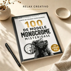 🎨🔢 Vybarvování podle čísel – 100 monochromatických záhad ve vysokém rozlišení 🖤📘