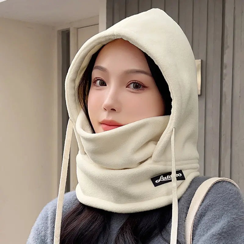 ❄️⚡Mascarilla/gorro térmico de una sola pieza de forro polar