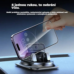 🔥【50% ZĽAVA】🚗 Bezpečný a inteligentný: Dokonalý držiak na telefón do auta 2 v 1! 🚗
