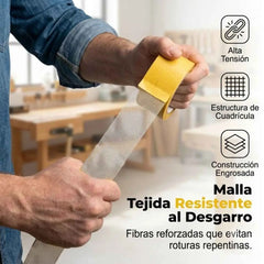 ✨Adhesivo de tela de doble cara de alta viscosidad con malla que no deja marcas