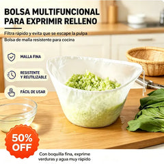 🥳🔥 ¡50% de descuento! ✨ Bolsa de filtro para leche de soja y filtro de malla multifuncional para alimentos.