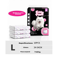 🐶💧 Pañales desechables para mascotas: súper absorbentes, transpirables y cómodos, mantienen a tu perro o gato seco y feliz 🐱✨