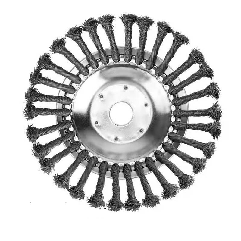 🔥6 pulgadas🔥 Cabezal de Desbroce con Rueda de Alambre de 6" – ¡Elimina las Malas Hierbas Rápido y Fácil!
