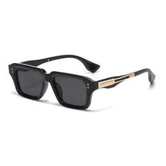 😎 Gafas de Estilo Lujo｜Montura Cuadrada Metálica Minimalista, Filtro de Luz Azul, Elegantes para Cualquier Ocasión