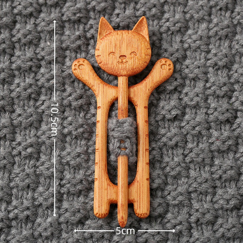 3 artículos 25 euro🎁Broche de madera con forma de animal para regalar