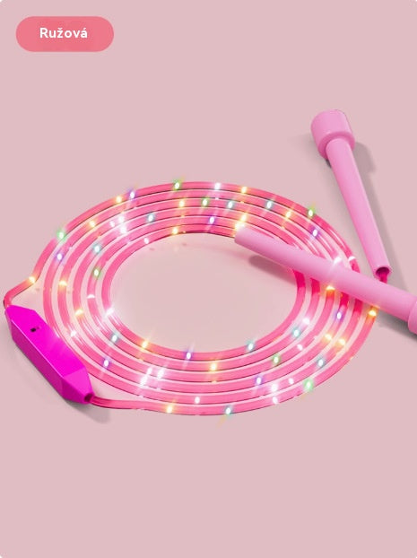 🏃【Compra 1 y llévate 1 gratis】🌈 Cuerda para saltar con luz LED para niños