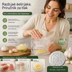 🧄🔄【3 artikla za 21 euro】 Ručna preša za češnjak. Iskoristite popust od 49%!