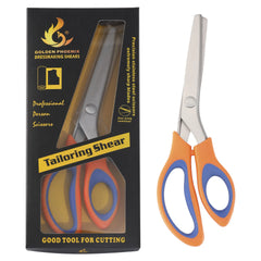 ✂️Tijeras profesionales dentadas, adecuadas para costura, manualidades y proyectos de bricolaje cotidianos.