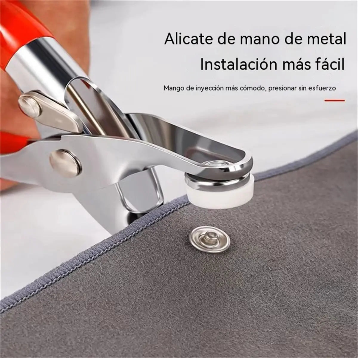🔥 Kit de Botones Sin Costura | 100 Pares + Alicates de Instalación Fácil ✨
