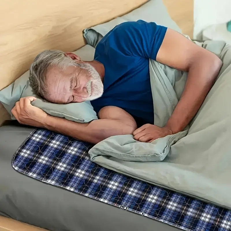 🛏️ Protector de cama lavable y absorbente – Impermeable y antideslizante para una mayor protección**