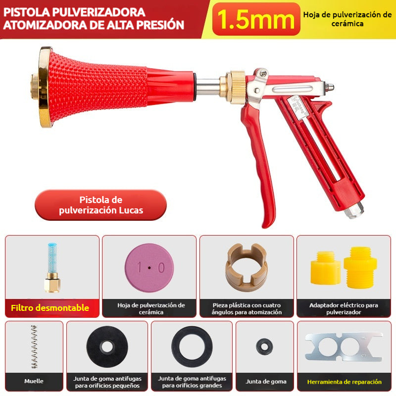 🌬️💦 Pulverizador de Alta Presión con 3 Modos — ¡Nebulización Fina y Pulverización Más Estable!