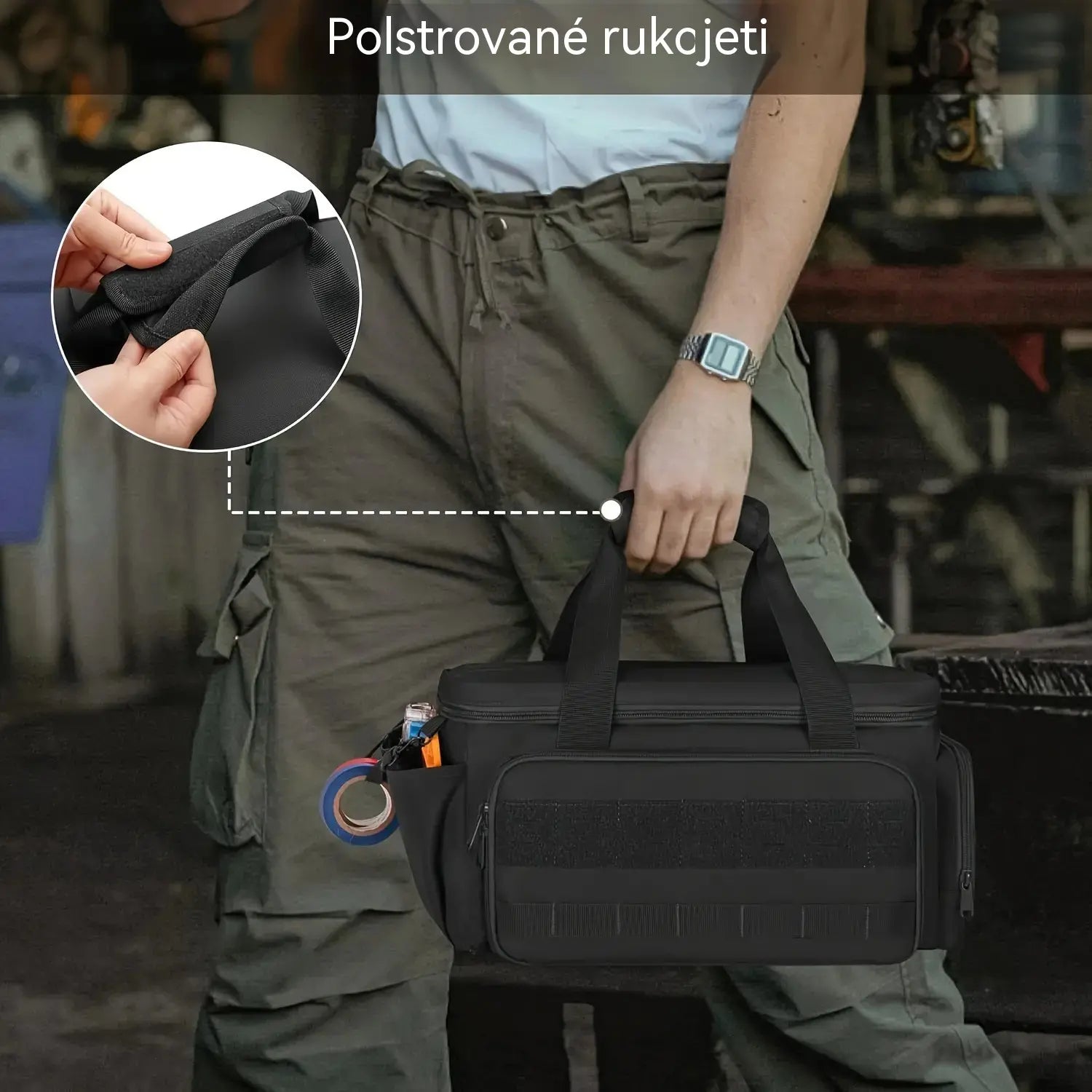 🔥 Nenechte si ujít nabídku s 50% slevou! 🔥 Odolná plátěná brašna na nářadí o délce 30 cm.