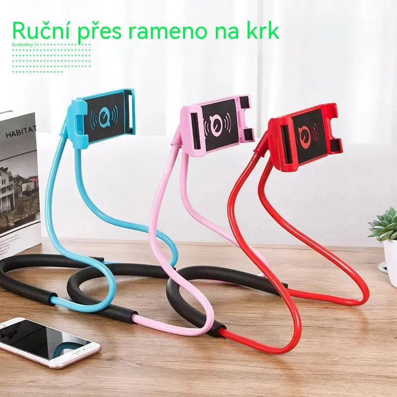Multifunkční univerzální popruh na krk pro mobilní telefony.