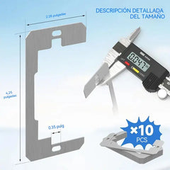 5/10 piezas ⏰ Espaciador Ajustable para Placas de Pared Flush | Alineación Precisa y Acabado Perfecto 🔧✨