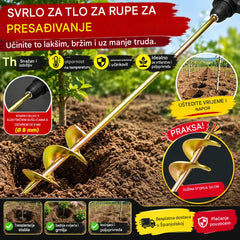 🔥✨ Šipka za bušenje rupa za presađivanje biljaka u stakleniku