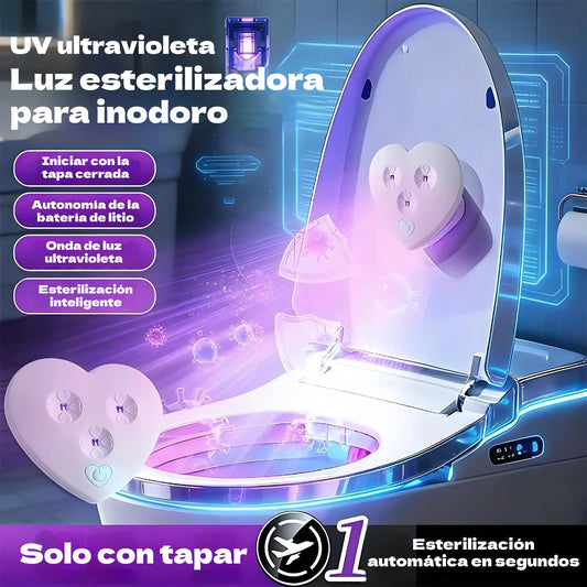 ✨🚽Lámpara de desinfección de inodoro UVC con sensor inteligente