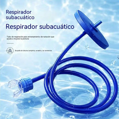 🏖️Un aparato respiratorio portátil para buceo con válvula de respiración de silicona a prueba de fugas, un elemento esencial para la práctica subacuática y el entrenamiento de suministro de oxígeno en aguas profundas.