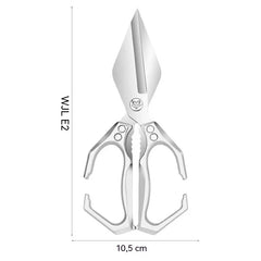 ✂️🍗 Tijeras de Cocina Extra Fuertes · Corte Fácil para Carne, Pollo y Pescado