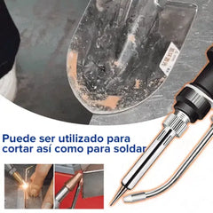 🔥 Soldador Eléctrico con Alimentación de Estaño — ¡Calienta Rápido y Suelda Fácilmente!