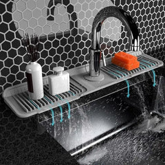 🚰 Bandeja Escurreaguas de Silicona para Grifo | Mantén el Fregadero Ordenado y Seco