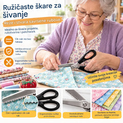🔥Kupite jedan, dobijte jedan gratis✂️ Profesionalne nazubljene škare – Oštre nazubljene škare