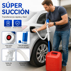 ⚡ Bomba Eléctrica Portátil para Extraer Aceite y Agua 🚗