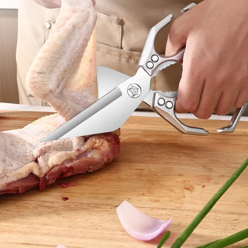 ✂️🍗 Tijeras de Cocina Extra Fuertes · Corte Fácil para Carne, Pollo y Pescado