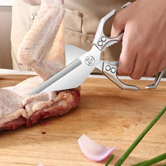✂️🍗 Tijeras de Cocina Extra Fuertes · Corte Fácil para Carne, Pollo y Pescado