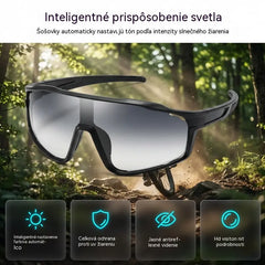 【2 kusy za 22 eur】🛡️ Športové okuliare s fotochromatickou technológiou a ochranou UV400. Mimoriadne ľahké, odolné voči nárazom a s protišmykovým úchopom.