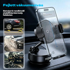 ✨💪Állítható mágneses autós tartó vákuumos tapadókoronggal, stabil univerzális mágneses telefontartó, autós belső kiegészítő